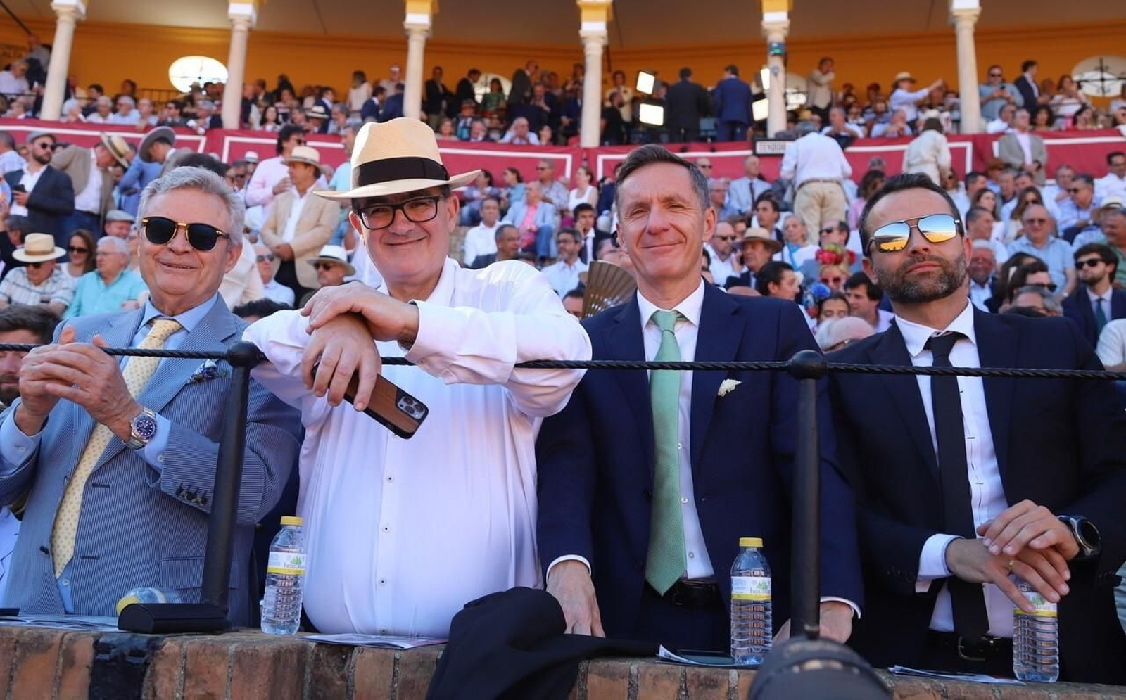 Manuel Cardoso Garzón, Walter Ceglia, Miguel Hernández y Antonio Maldonado de HMY Group