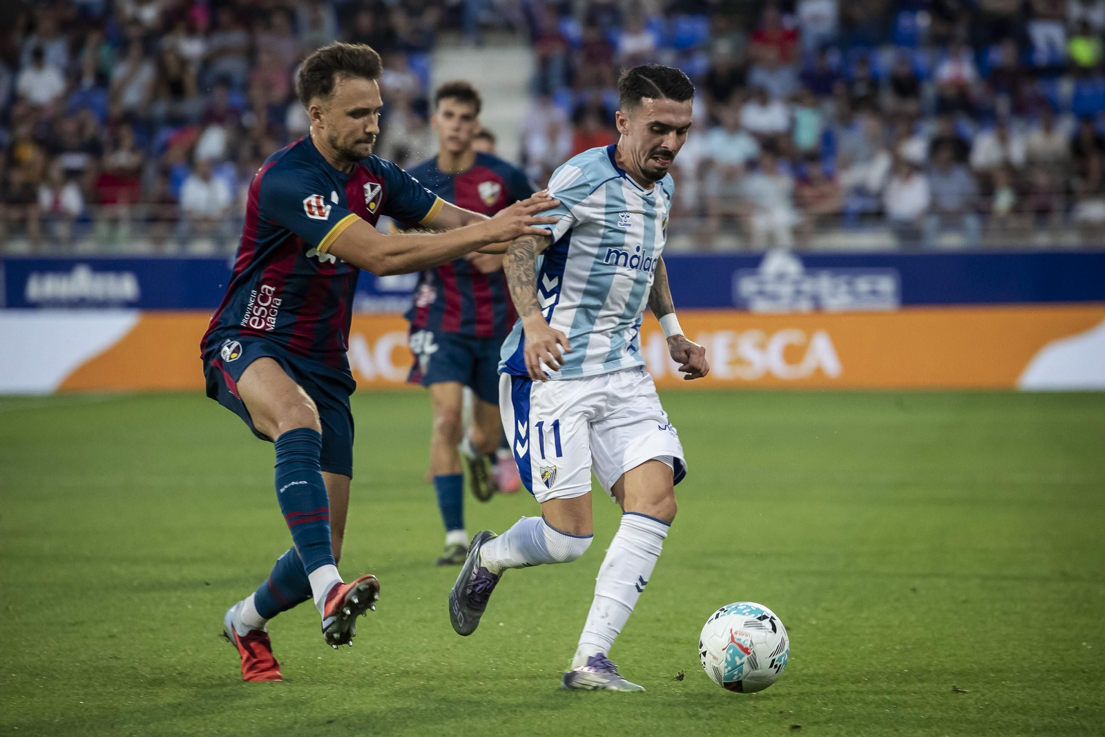 Las fotos del Huesca-Málaga CF