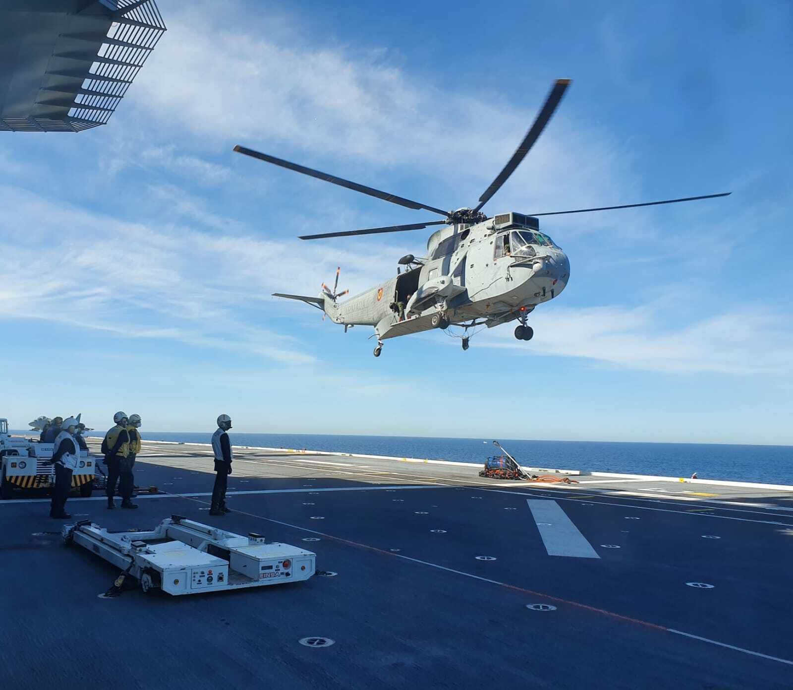 Las imágenes de la calificación operativa del buque 'Juan Carlos I'