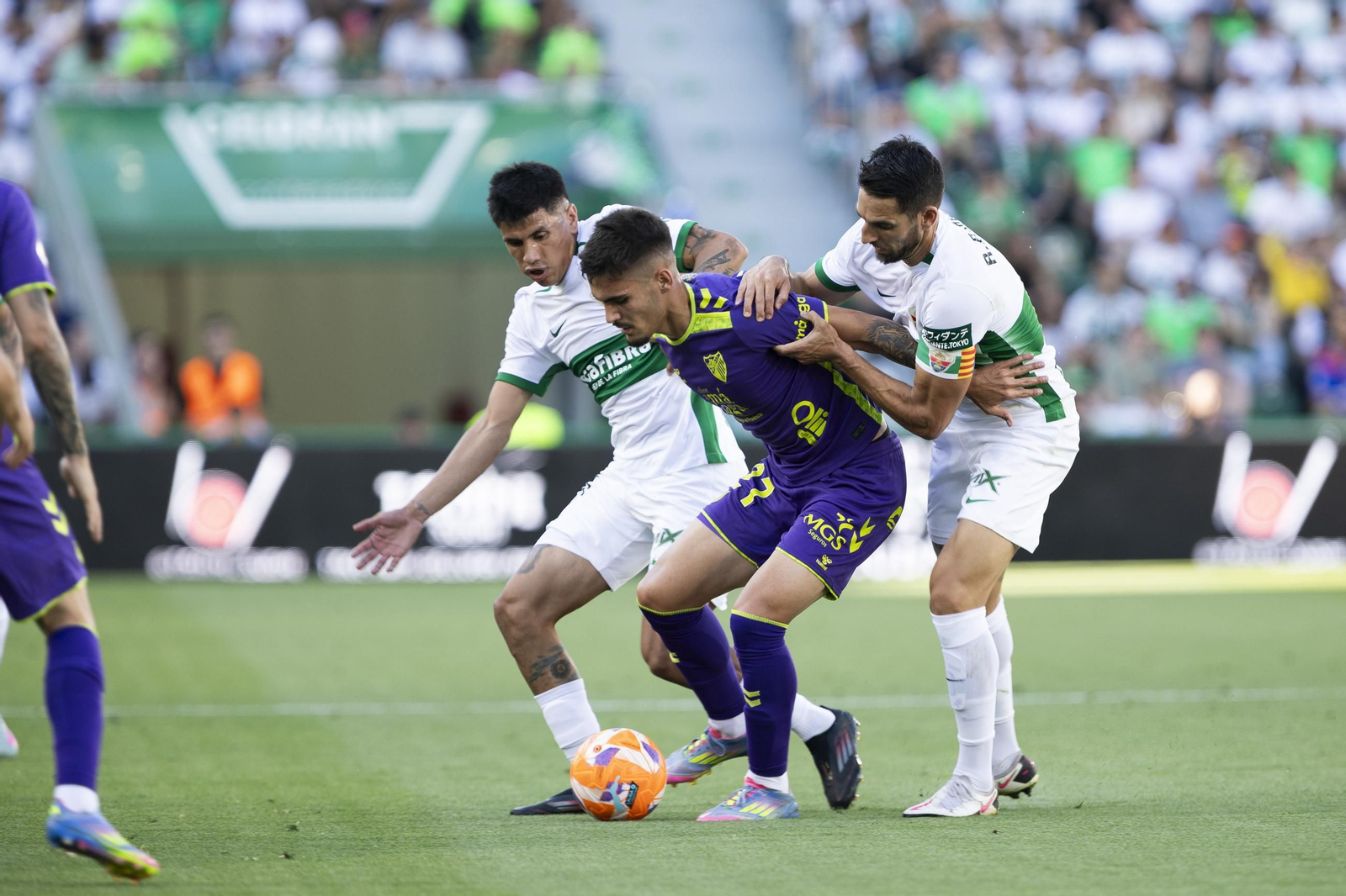 El Elche-Málaga CF, en fotos