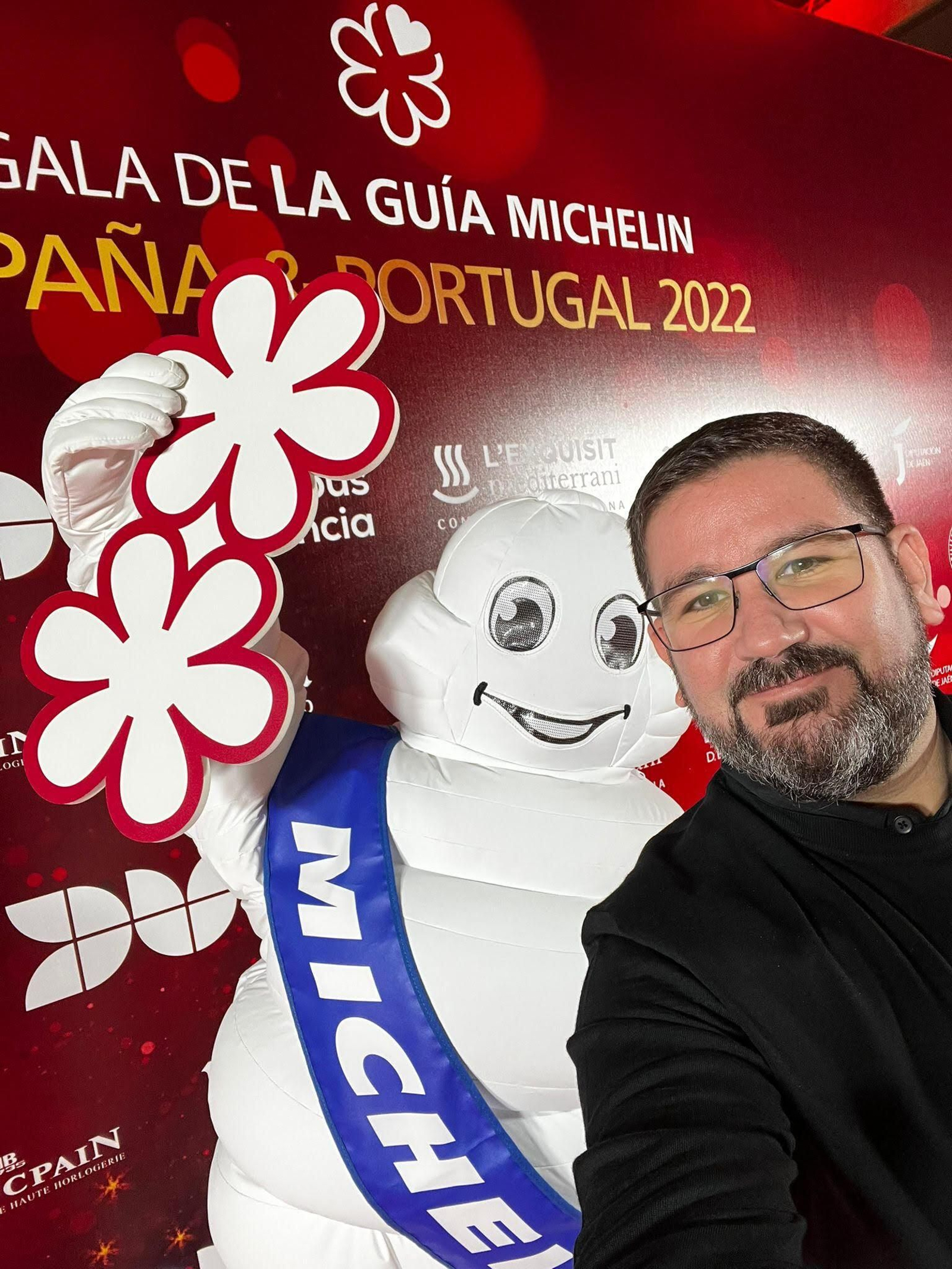 El chef Dani García en la Gala Michelin celebrada en Valencia.