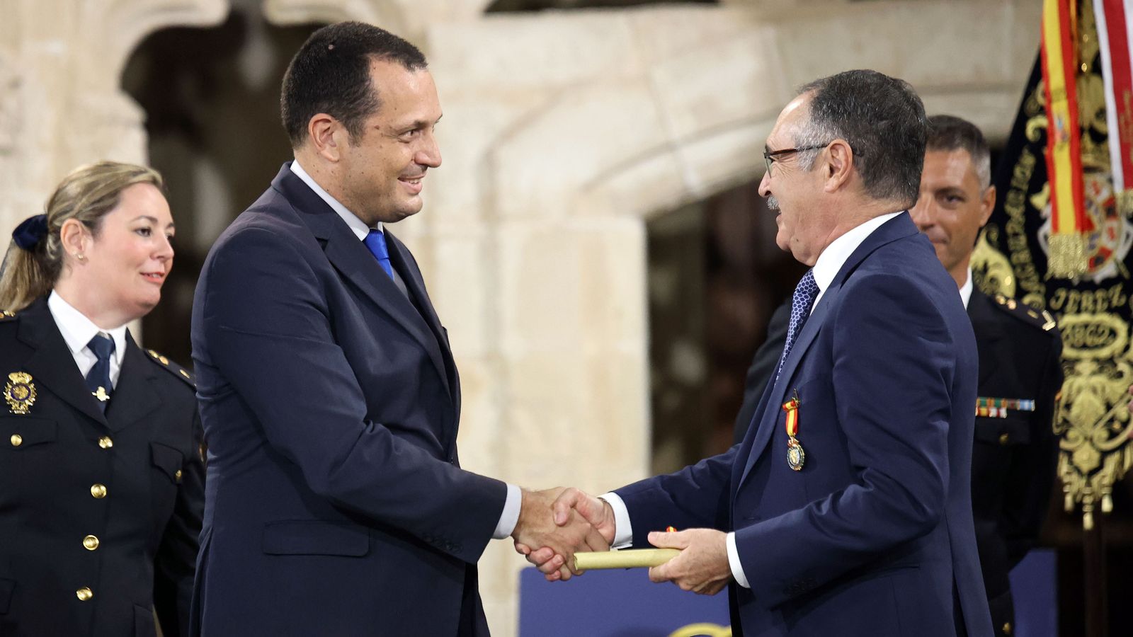 Entrega de medallas de la Asociación Santo Ángel de la Policía Nacional de Jerez