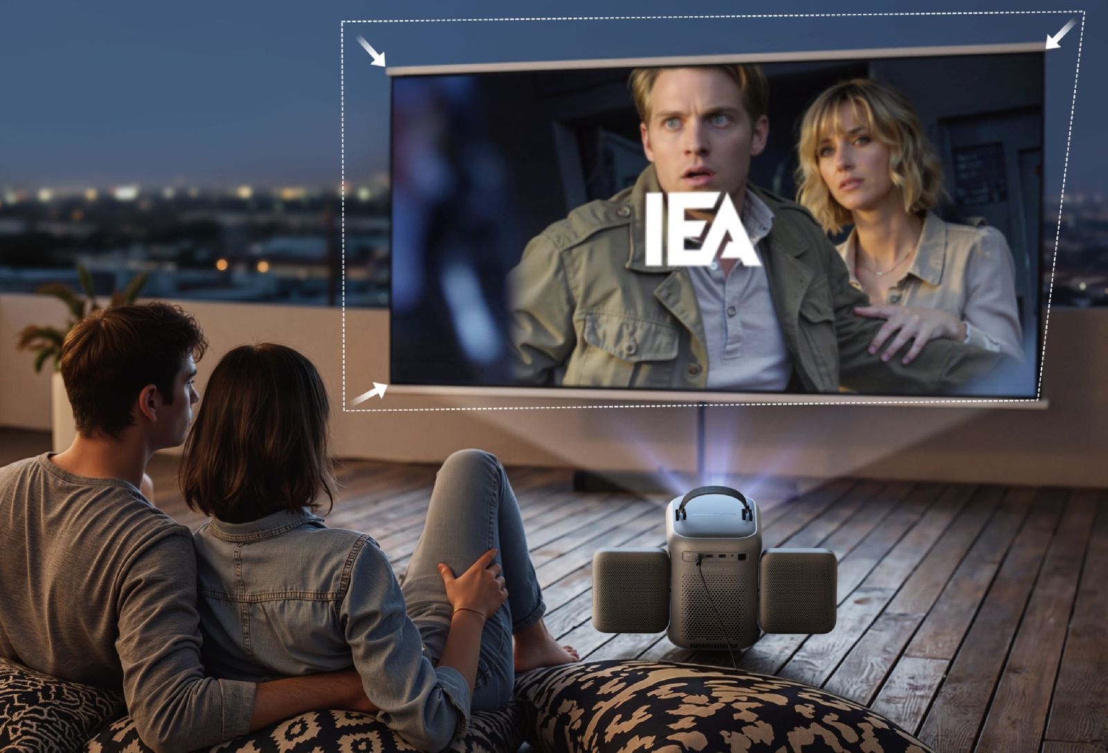 Proyector portátil Soundcore Nebula P1i