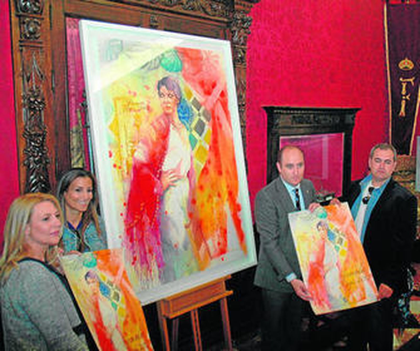 El cartel del Corpus de este año, obra de la granadina Concha Osuna.