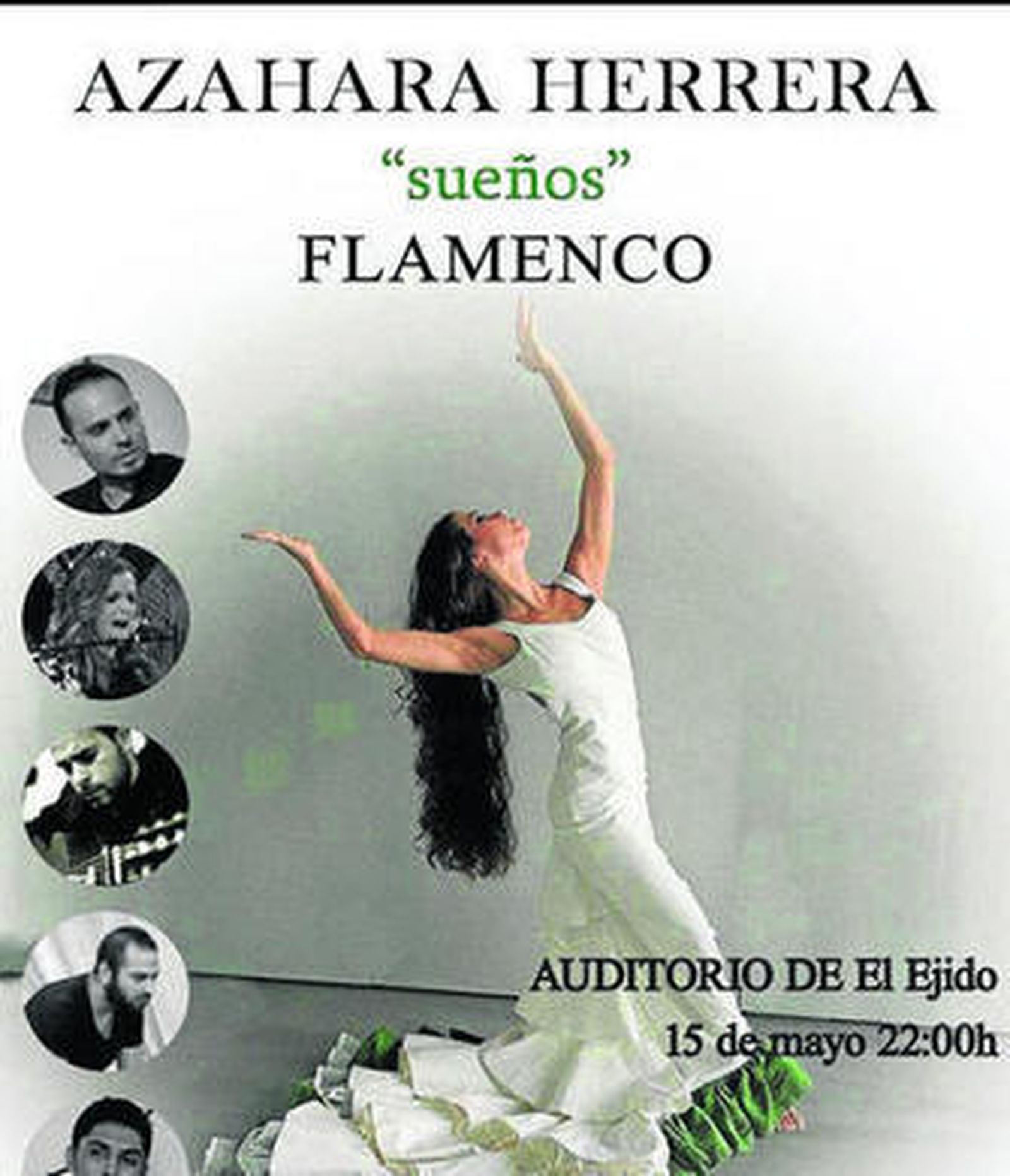 Cartel del espectáculo de Azahara Herrera.