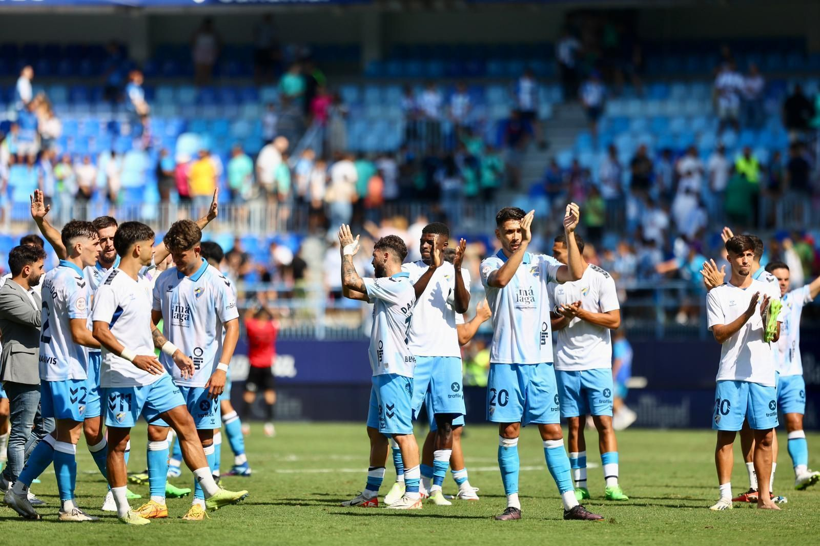 El Málaga CF-Melilla, en fotos
