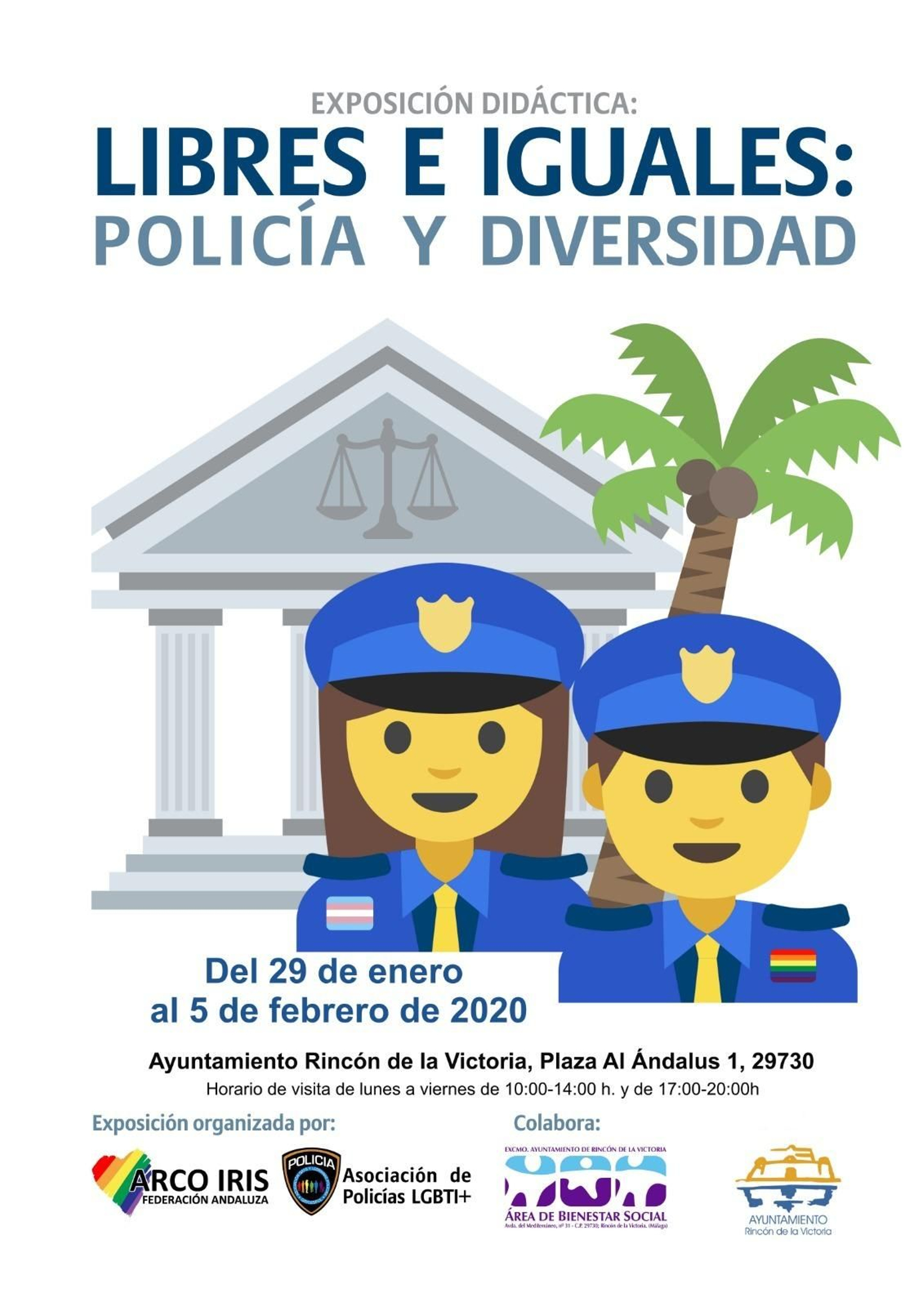 Rincón de la Victoria acoge una exposición didáctica sobre delitos de odio y diversidad sexual