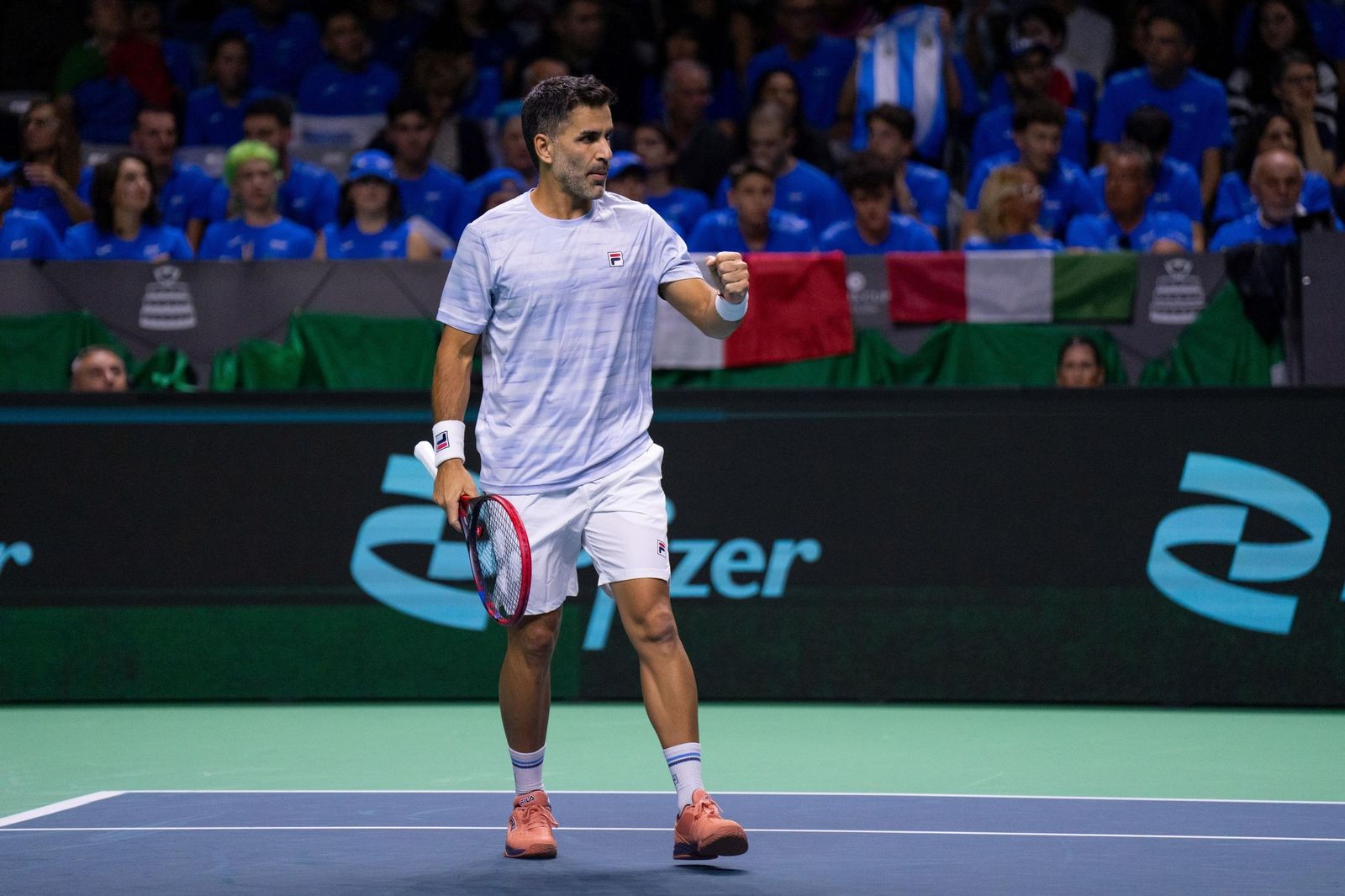 El doble Italia-Argentina, en fotos