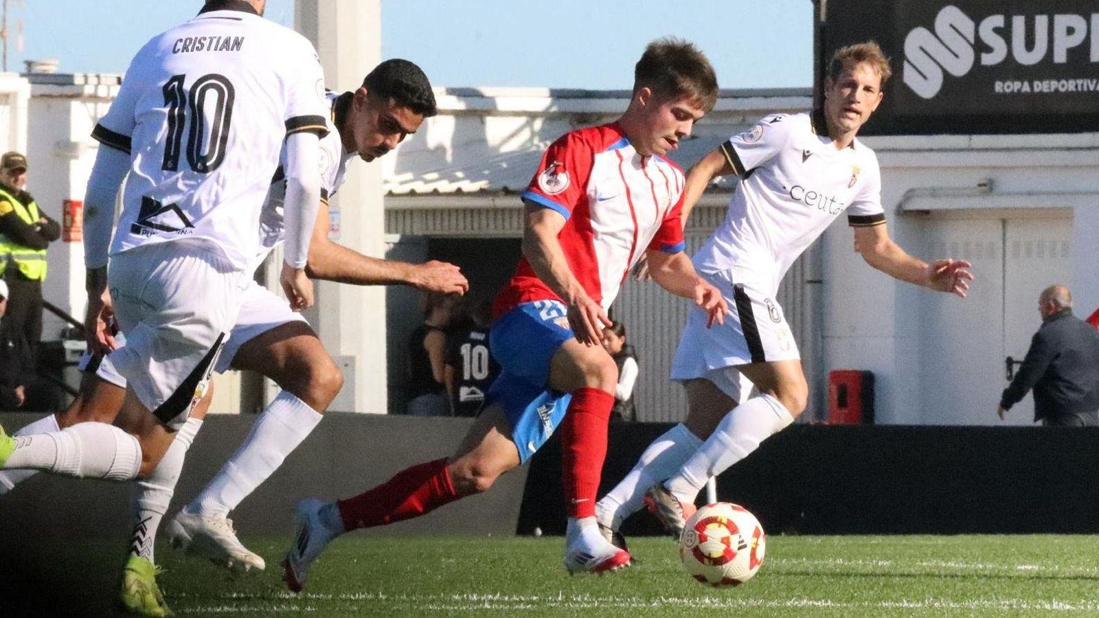 Neco Celorio, en el Ceuta-Algeciras.