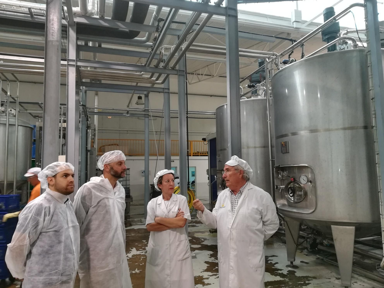 Visita a las instalaciones en El Ejido.