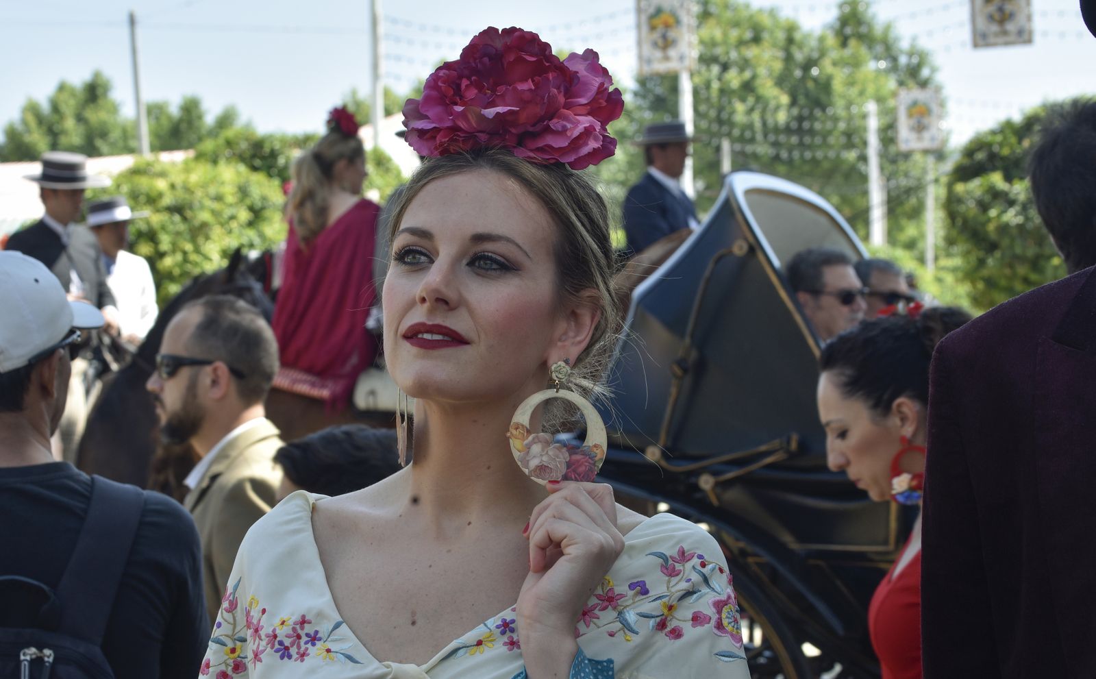 Ambiente en la feria de abril