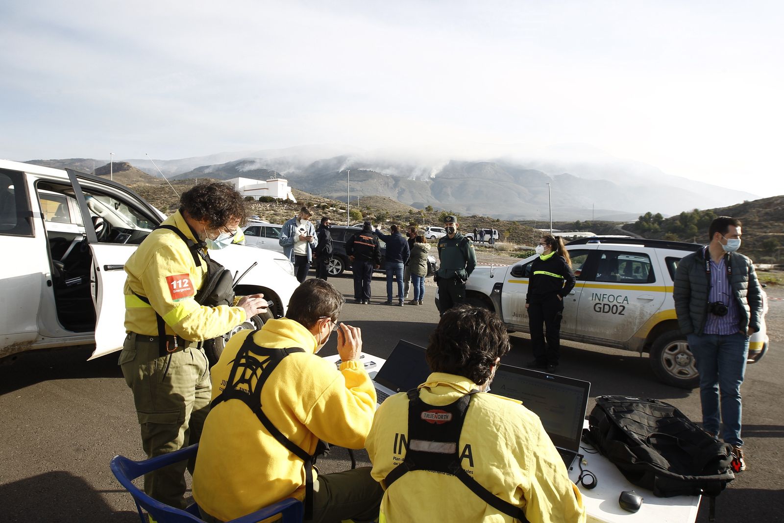 Fotogalería incendio forestal de Castala, Berja y Dalías.