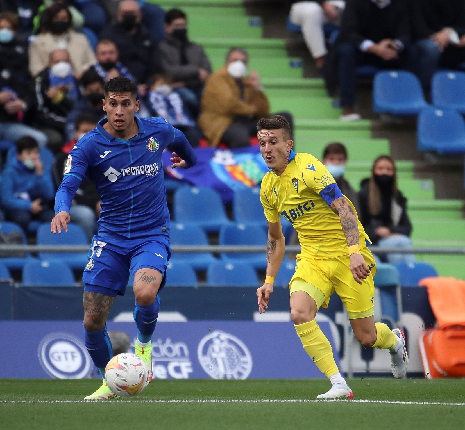 Las imágenes del Getafe-Cádiz CF