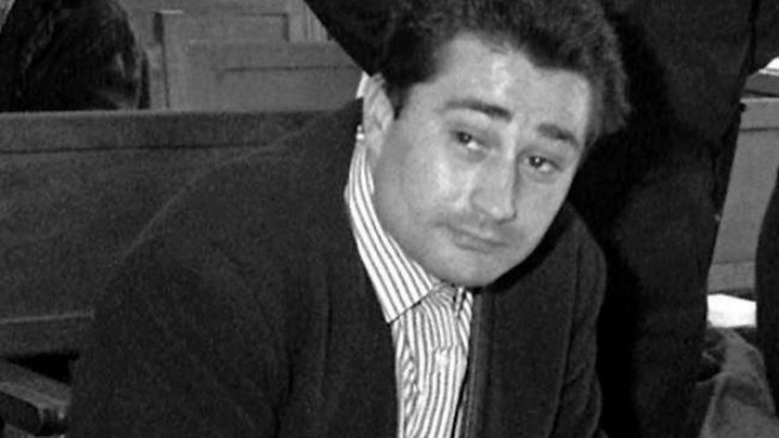 Melchor Charlín en el juicio de la Operación Nécora, en 1998