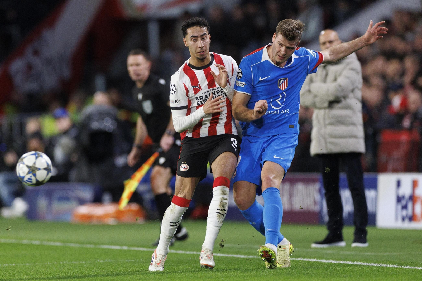 Las imágenes del PSV Eindhoven-Atlético de Madrid