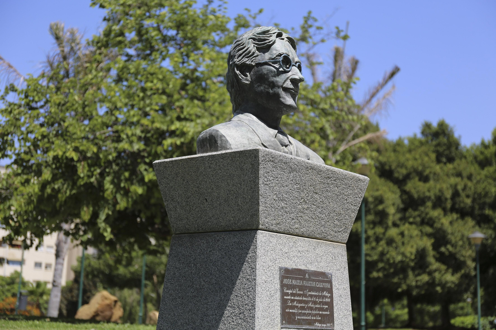 Fotos de los actos celebrados en Málaga en homenaje a José María Martín Carpena.
