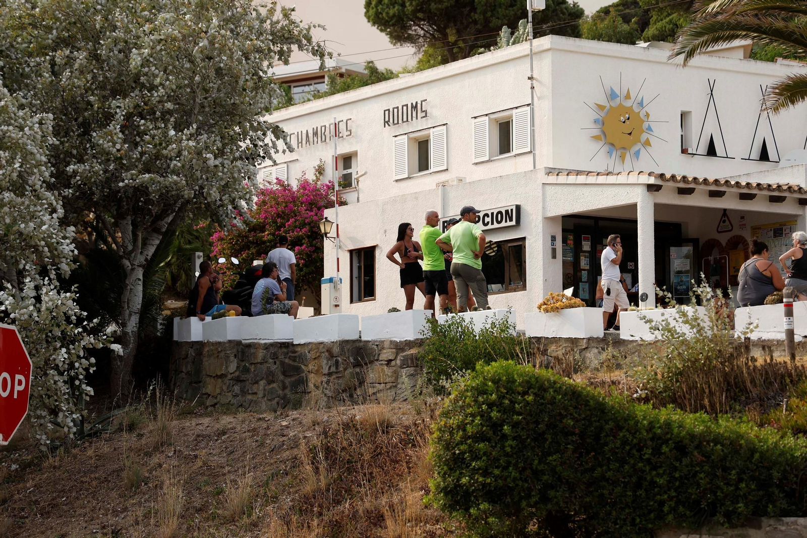 Las imágenes del incendio de Tarifa: más de un centenar de efectivos para controlar las llamas