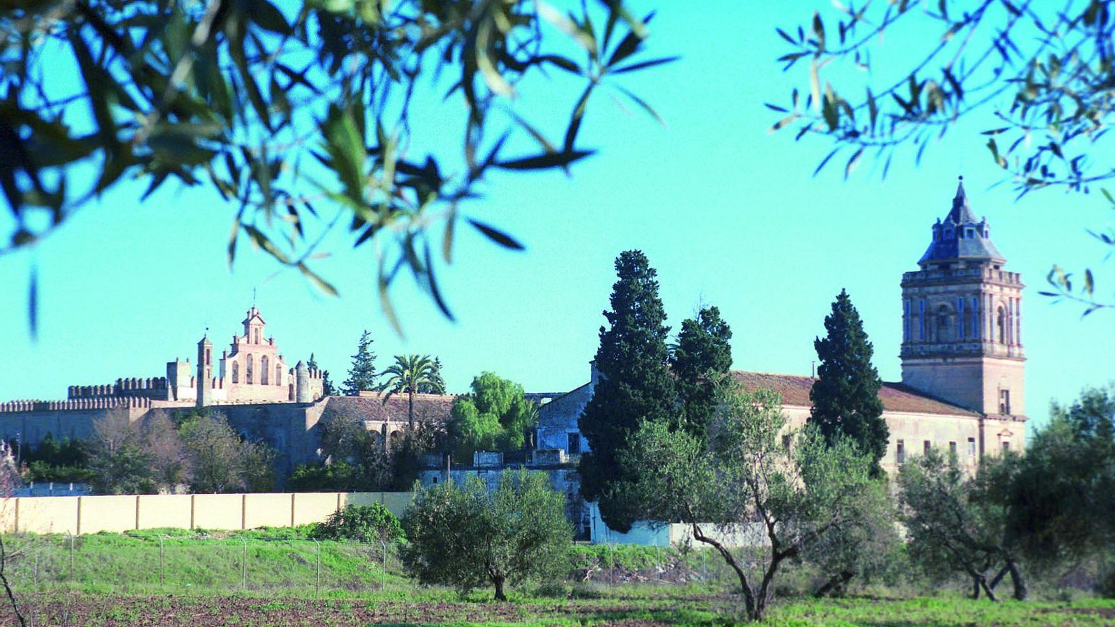 Vista del monasterio de San Isidoro del Campo.