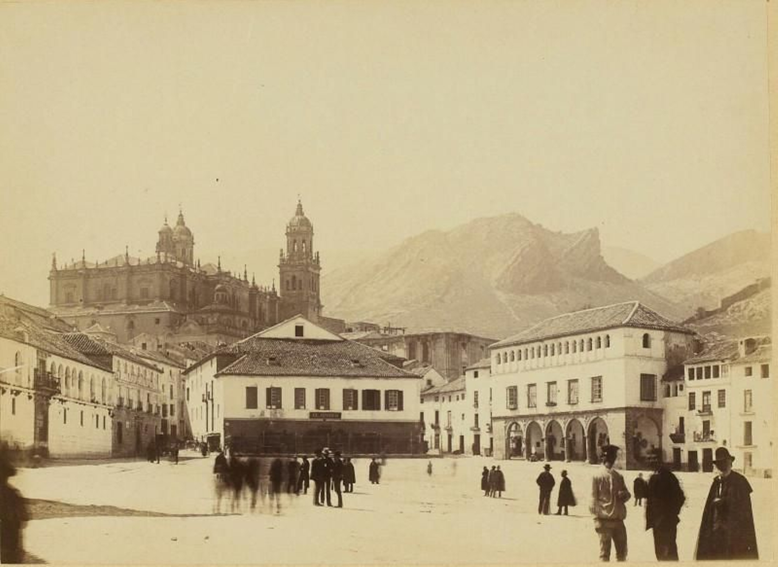 Plaza de la Constitución en el pasado.