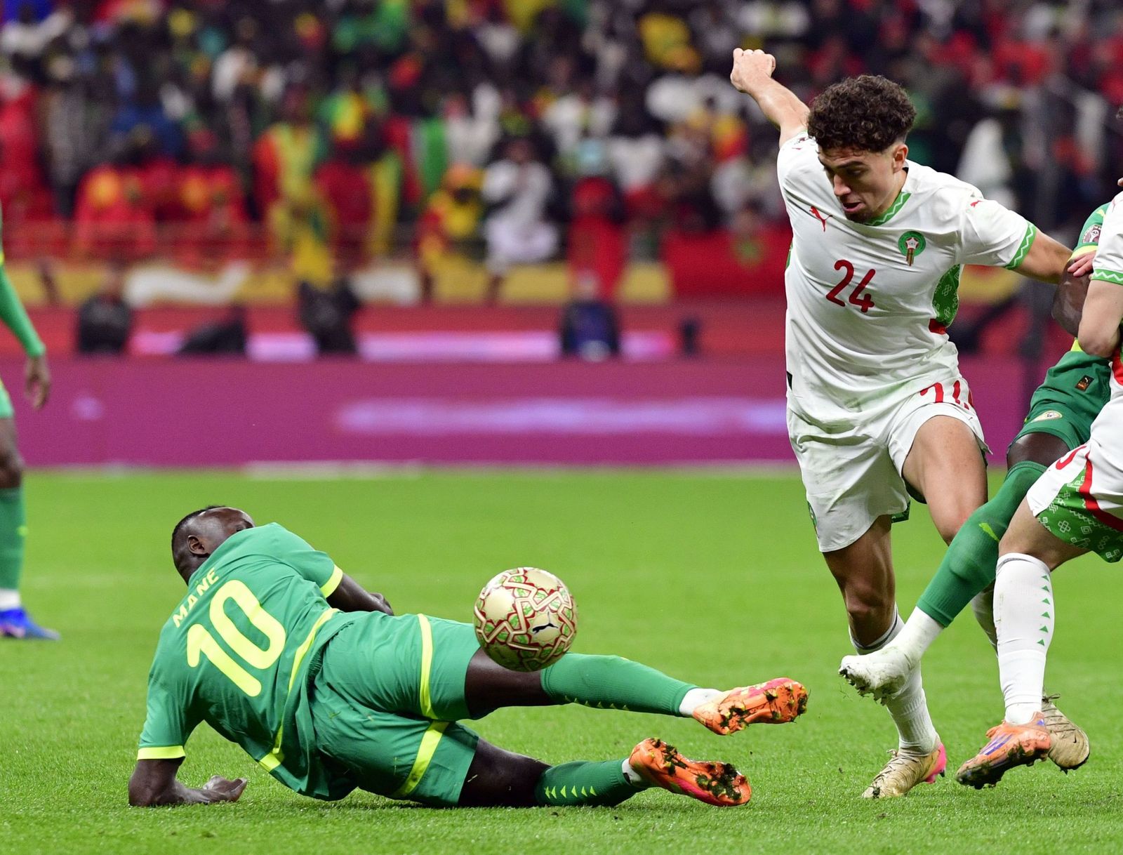 Las fotos de la final entre Marruecos y Senegal en la Copa África