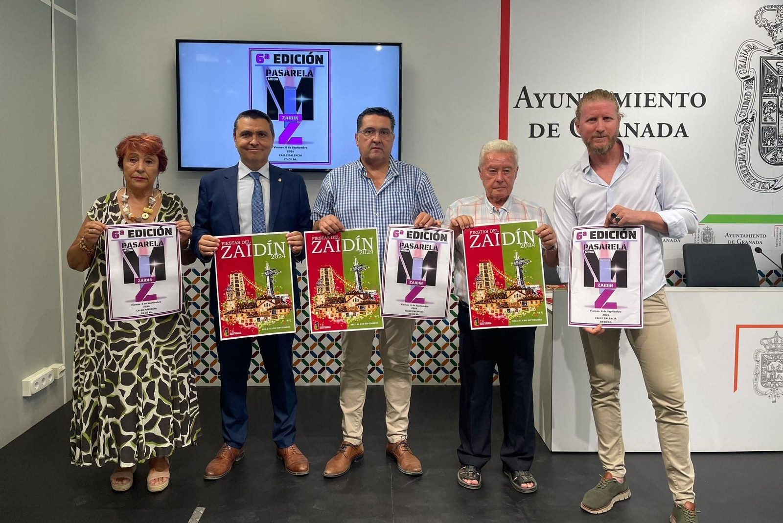 Presentación de las fiestas del Zaidín este lunes en el Ayuntamiento de Granada. Presentación de las fiestas del Zaidín este lunes en el Ayuntamiento de Granada.