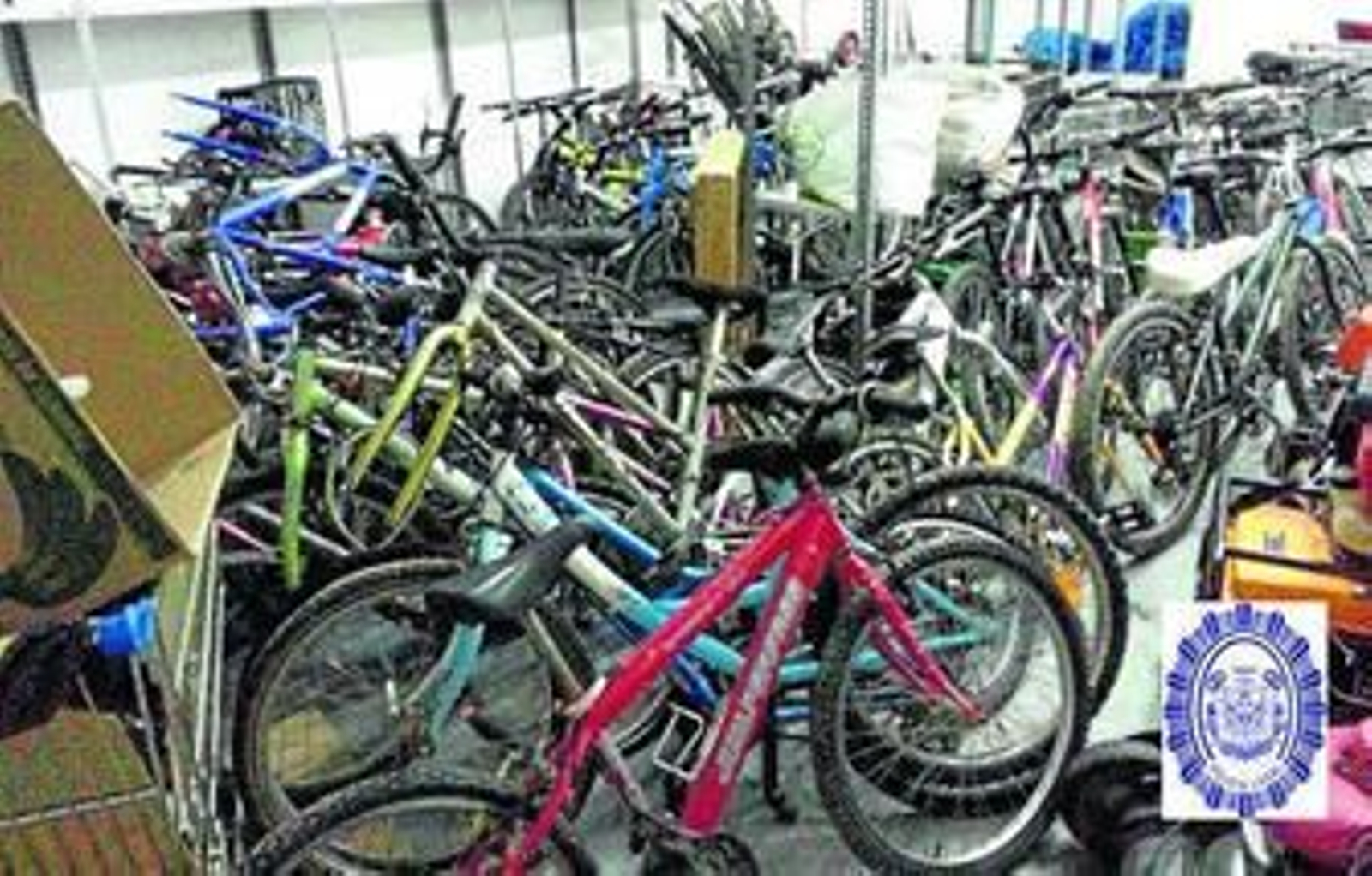 Las bicicletas recuperadas por la Policía Local.