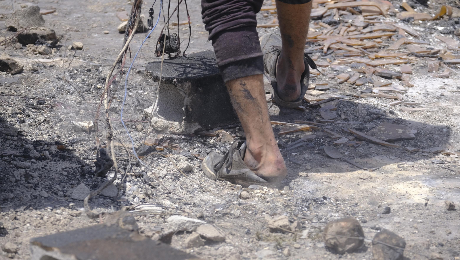 Fotogalería incendio asentamiento de chabolas en Atochares-Níjar (Almería)