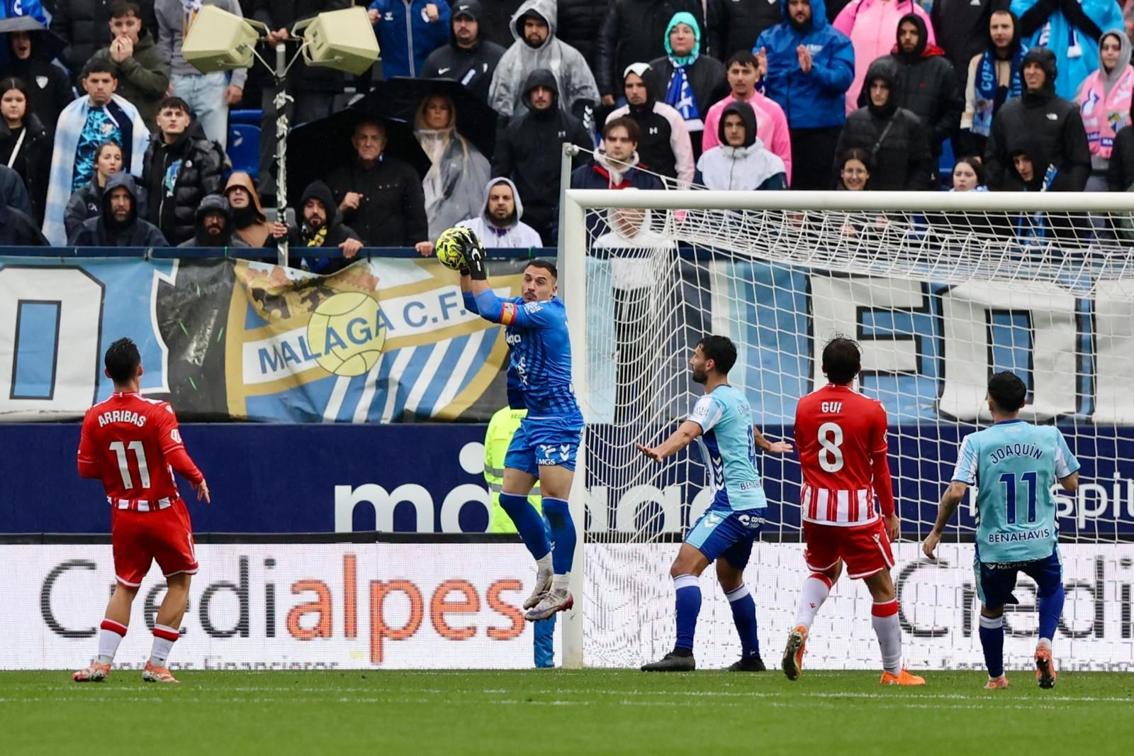 Málaga CF-Almería, en fotos