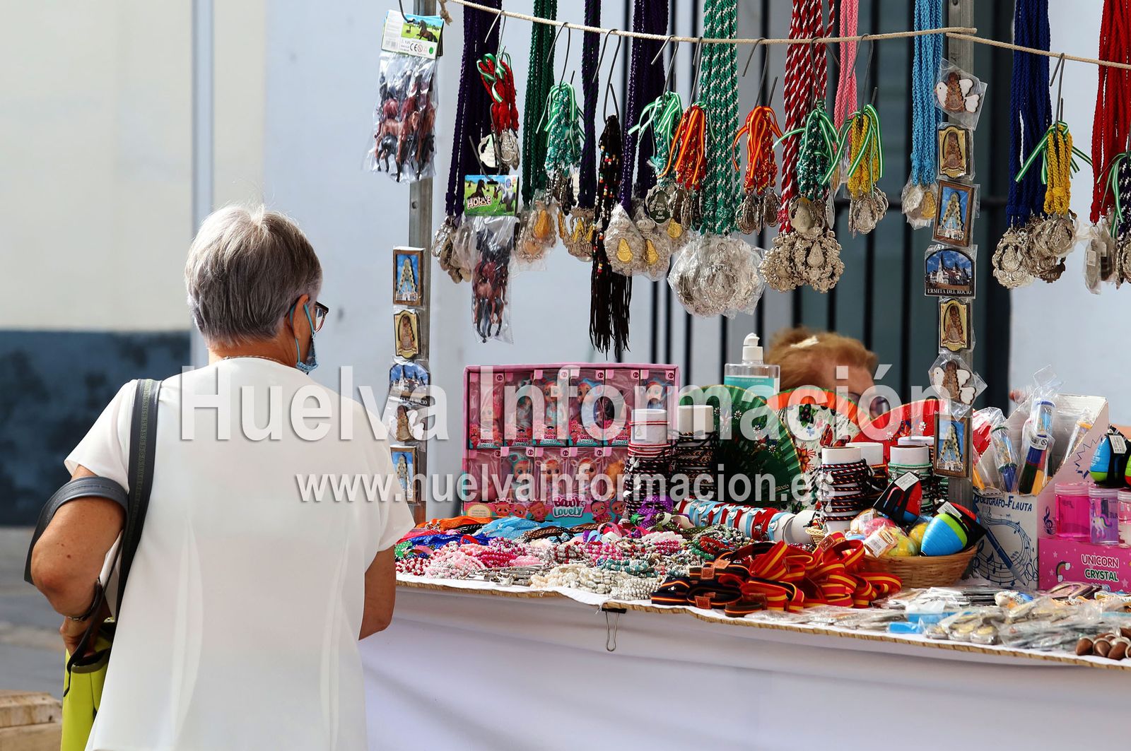Imágenes de la misa de la Hermandad Castrense ante la Virgen del Rocío