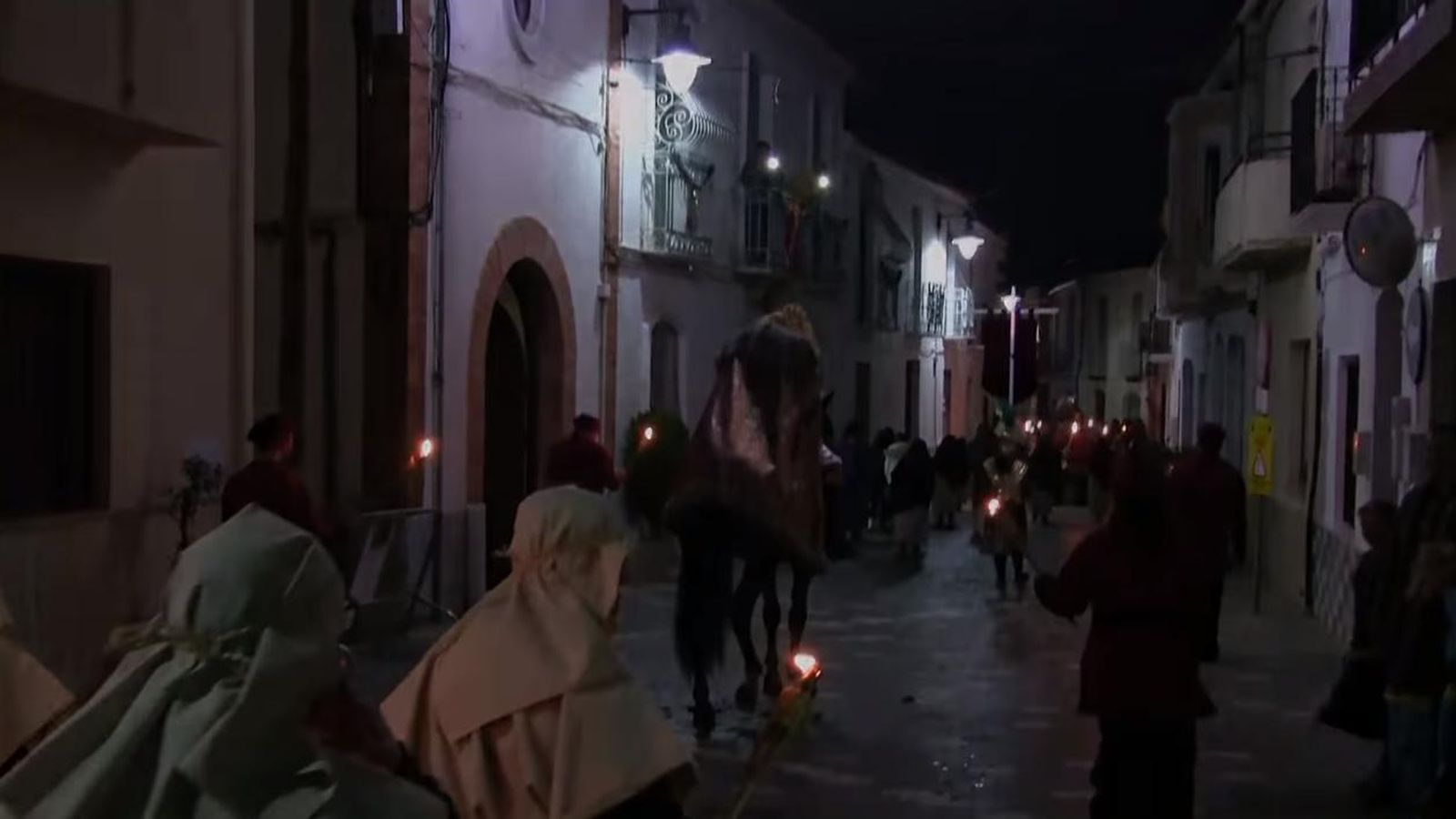 Momento de la recreación histórica de 2020.