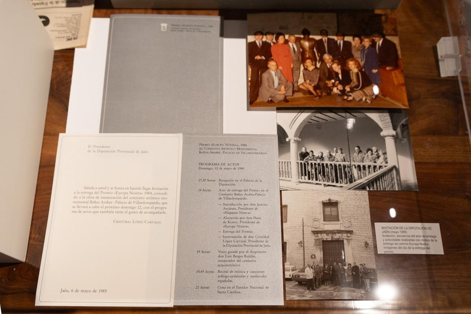 Inauguración la muestra "Los Baños Árabes de Jaén: Historia de un descubrimiento y su restauración. 40 años del Premio Europa Nostra"