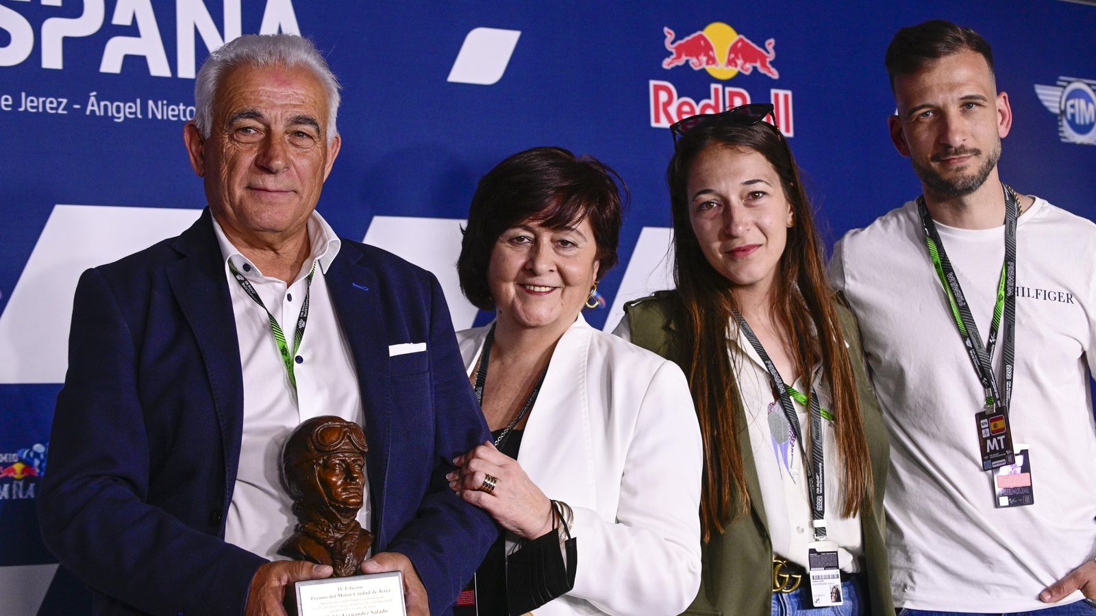 Pablo, Maribel, Alba y Cristian.