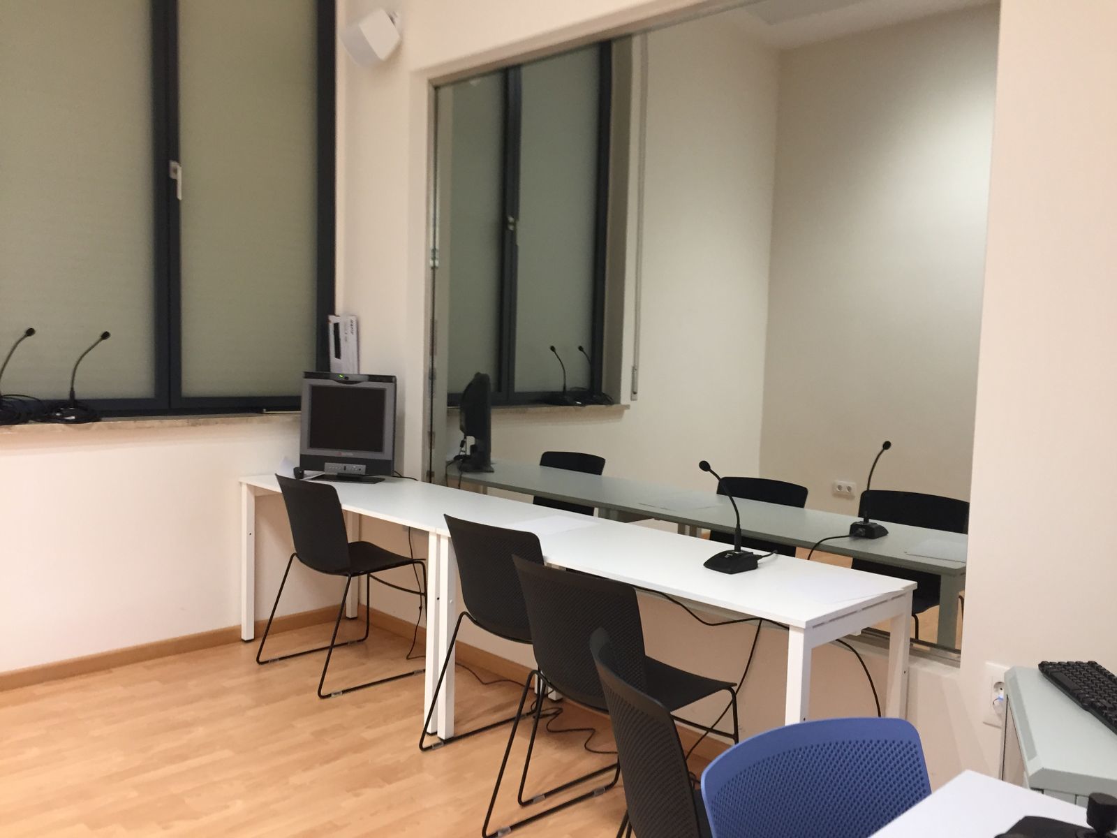 La sala Gesell de los juzgados de Sevilla