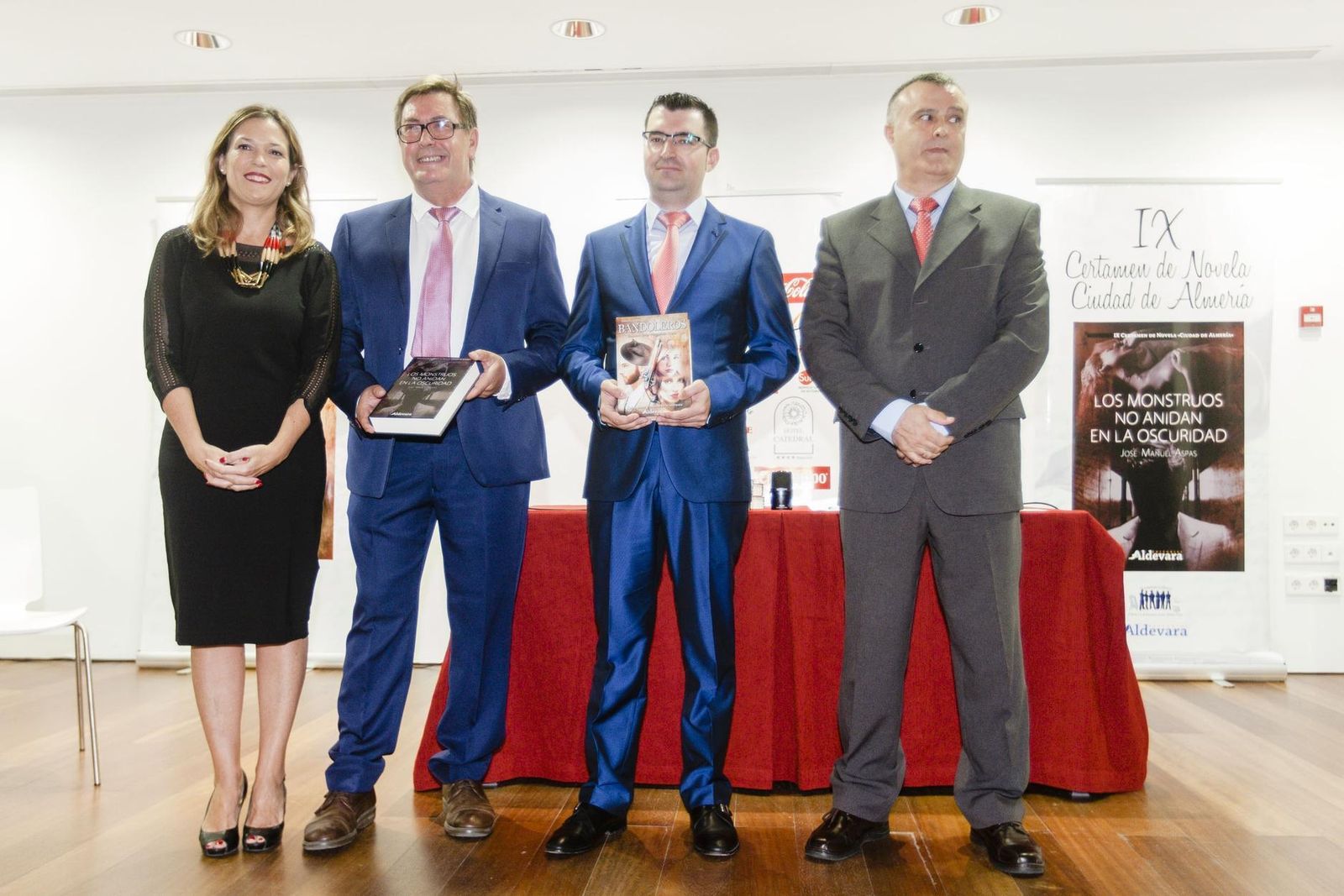 Ana Martínez Labella, José Manuel Aspas, Francisco Javier Pasamontes y Juan Jesús Gilabert.