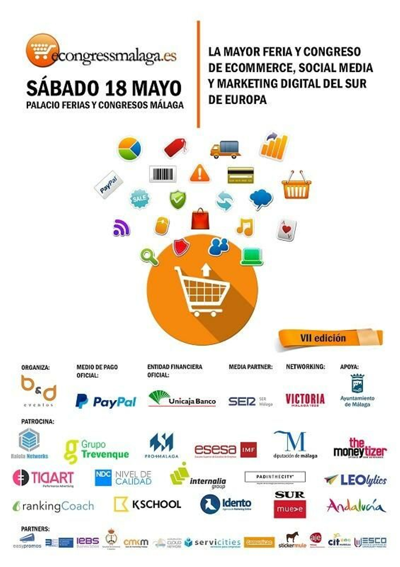 Cartel eCongress de Málaga.