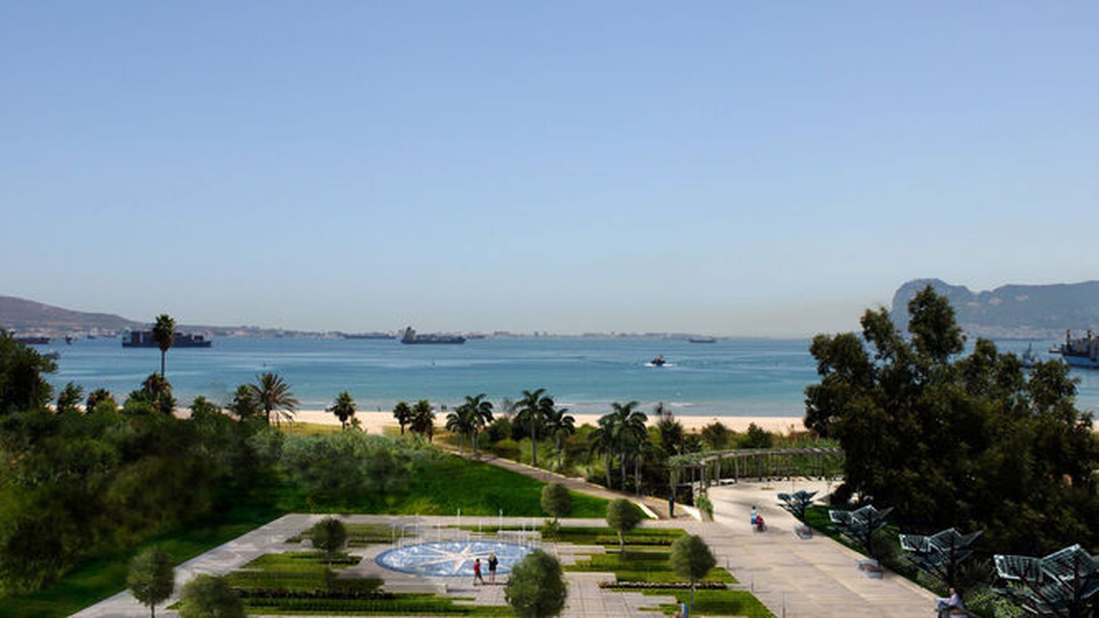 Una inforgrafía recrea el futuro de la playa de La Concha