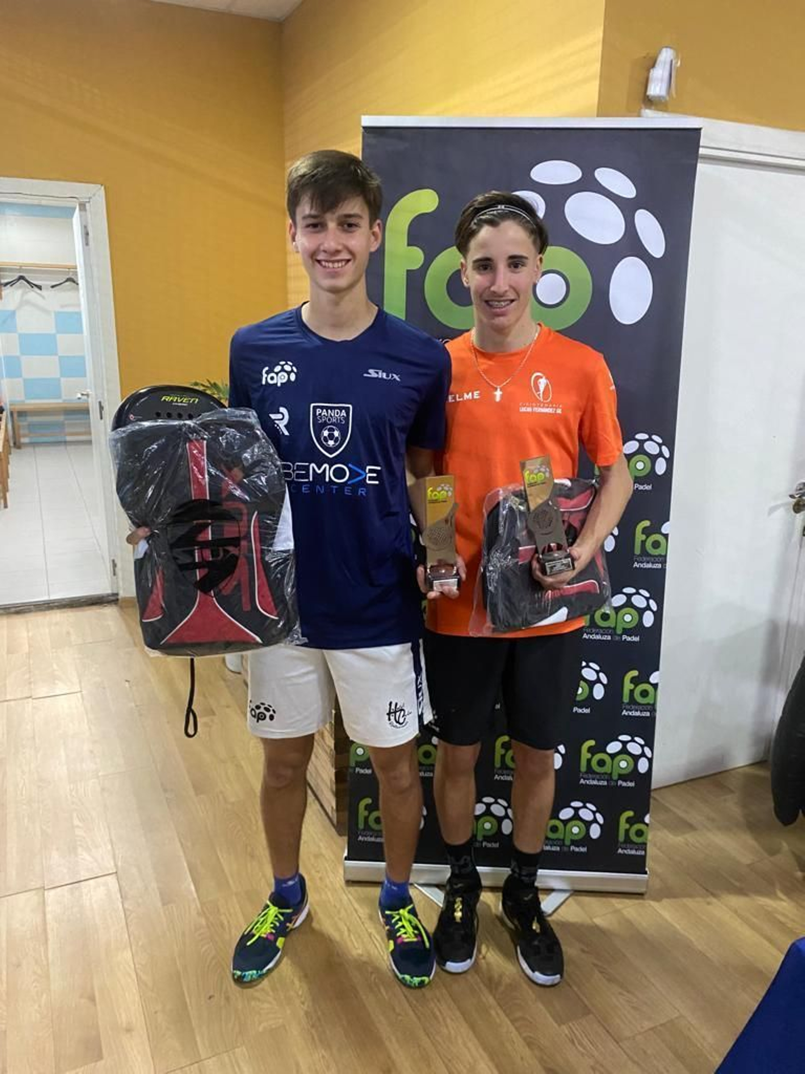 Los linenses Diego García y Manuel Damián