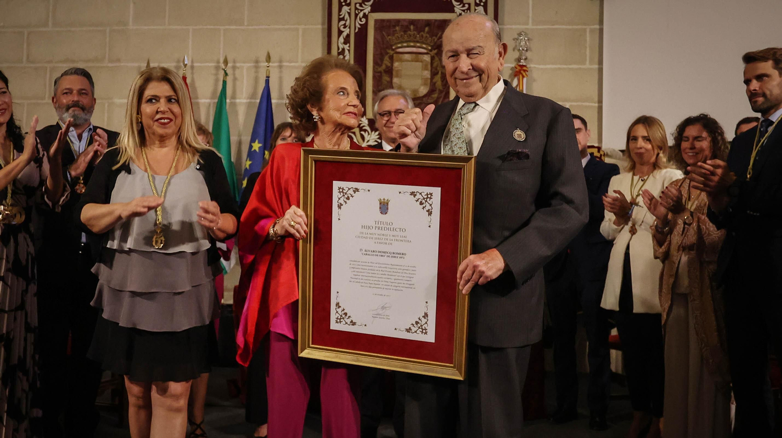 Álvaro Domeq Hijo Predilecto de jerez
