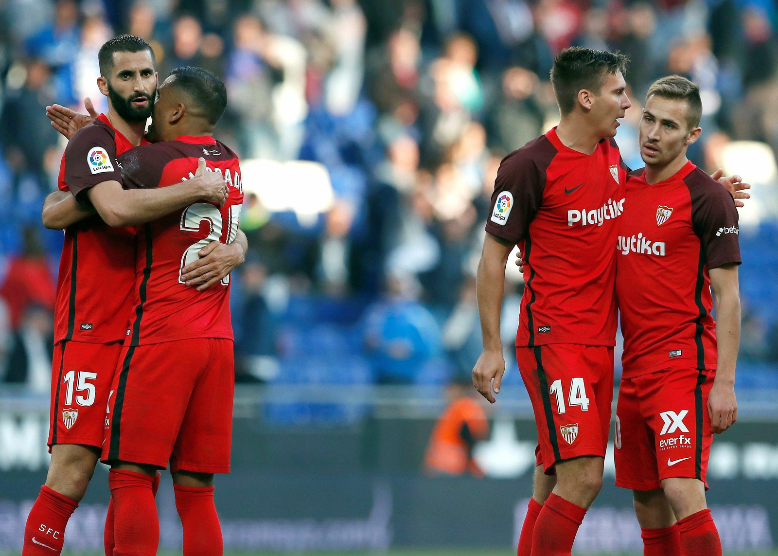 El Espanyol-Sevilla, en imágenes