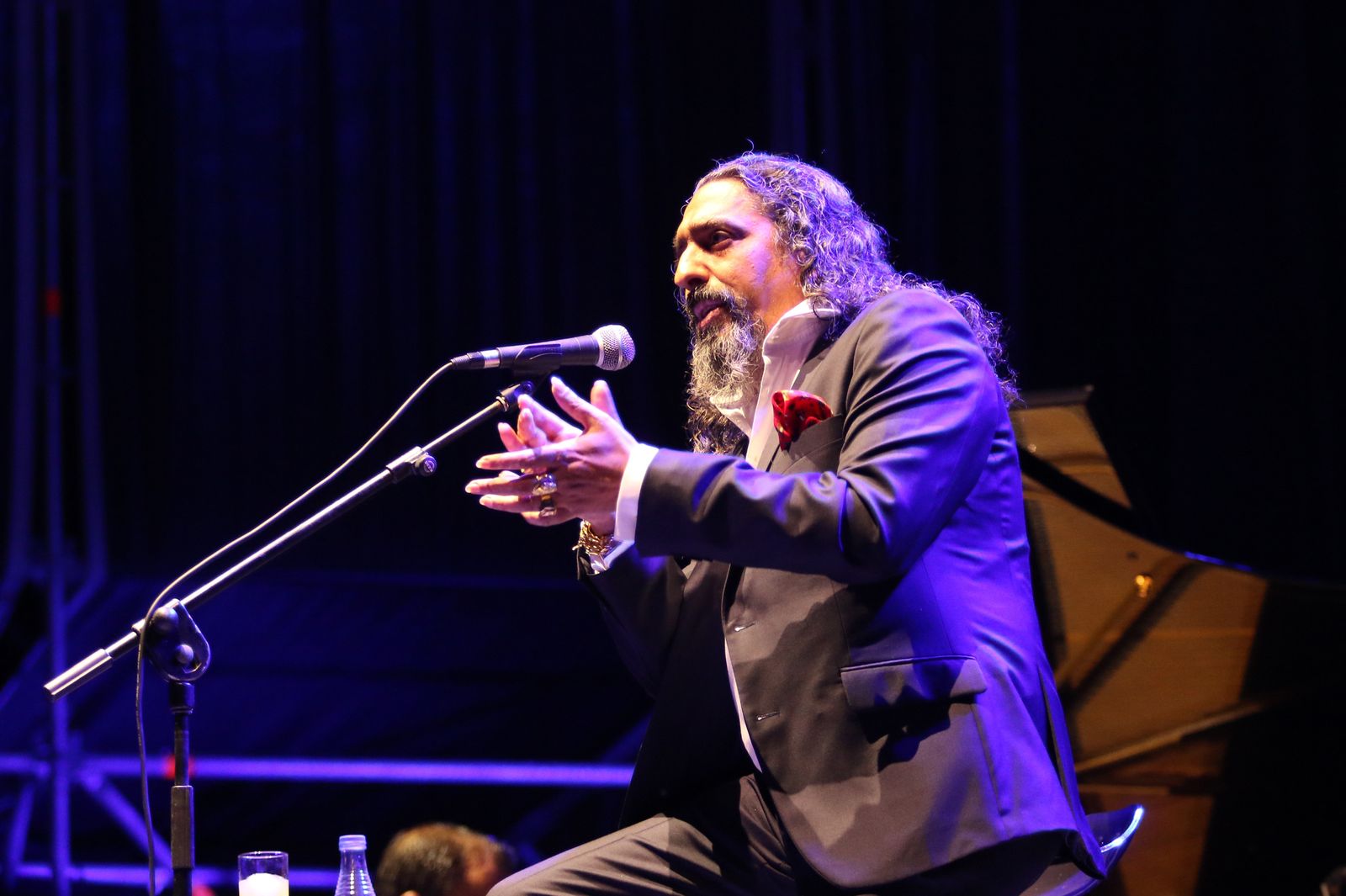 Diego 'El Cigala', en una imagen de archivo tomada durante un  concierto.