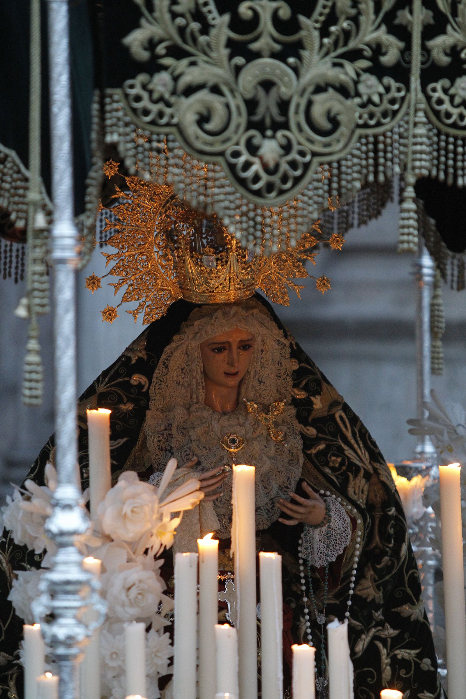 Imágenes de la Procesión de Estudiantes. Semana Santa Almería 2019