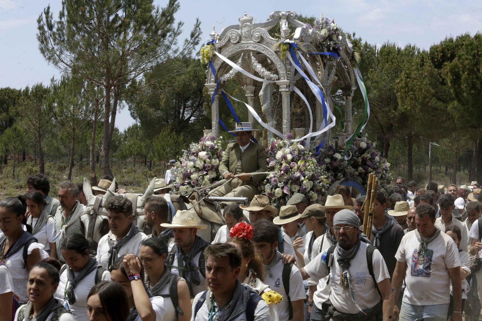 El Rocío 2023: Imágenes del Camino de la Hermandad del Rocío de Huelva