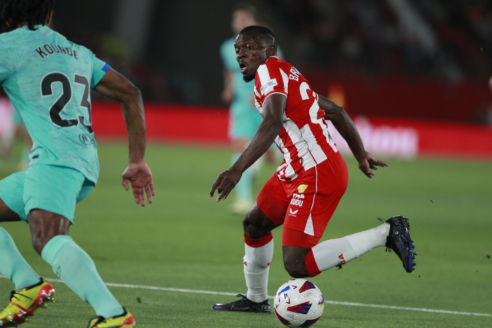 Las mejores imágenes del partido U.D. Almería-F.C. Barcelona