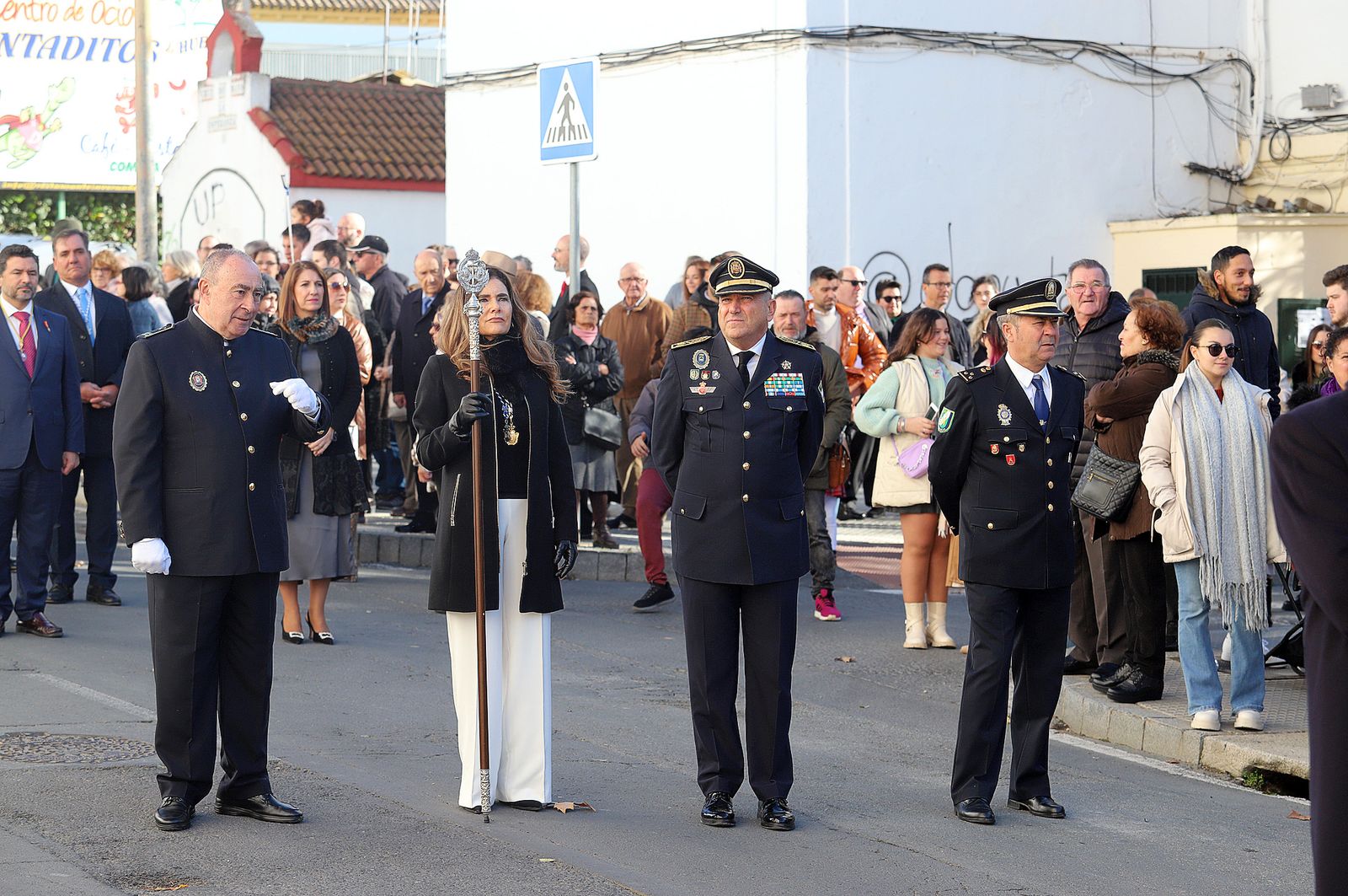 Imágenes del ambiente en la procesión de San Sebastián