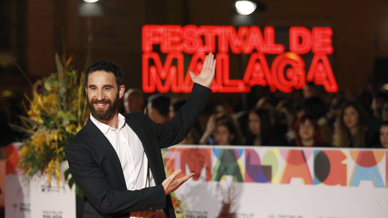 Dani Rovira, en la alfombra roja del Festival de Málaga.