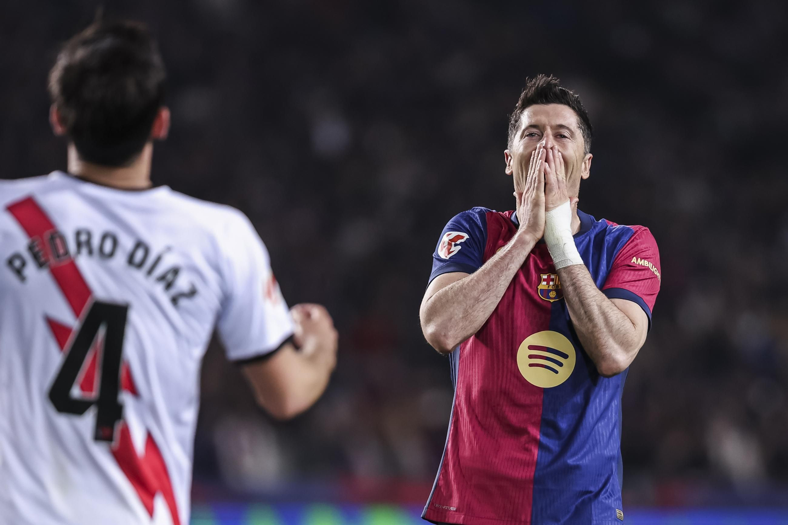Las fotos del polémico Barcelona - Rayo Vallecano