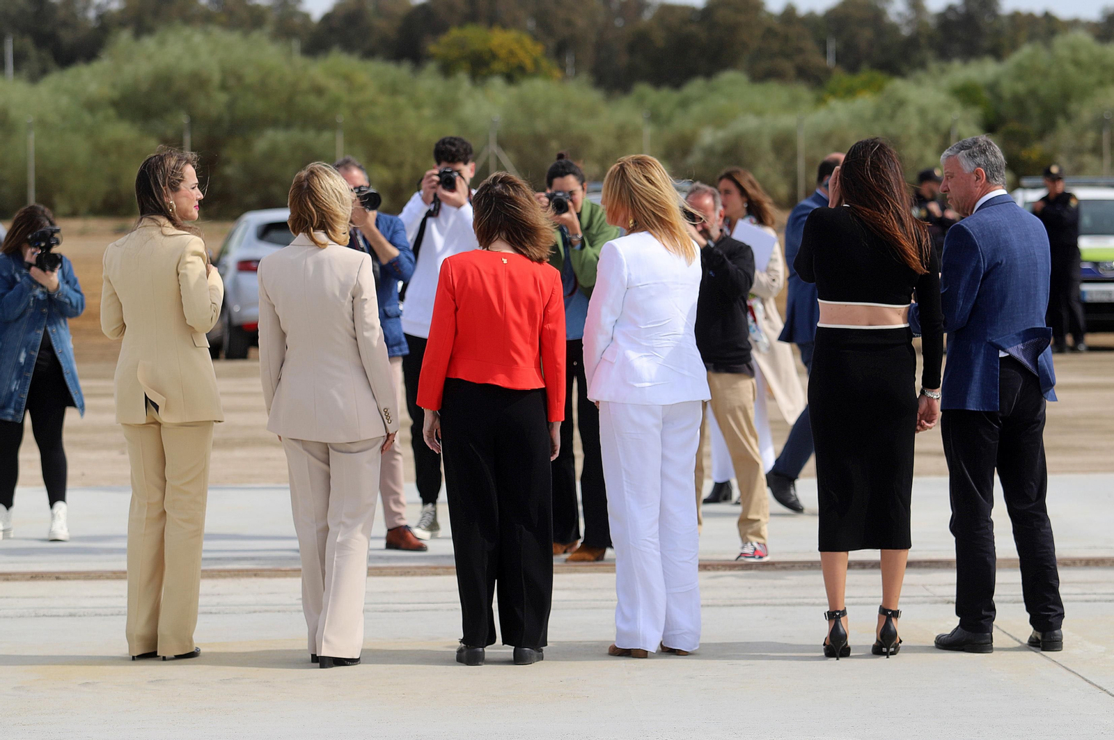 Imágenes de la inauguración de la ampliación norte del Muelle Sur del Puerto de Huelva