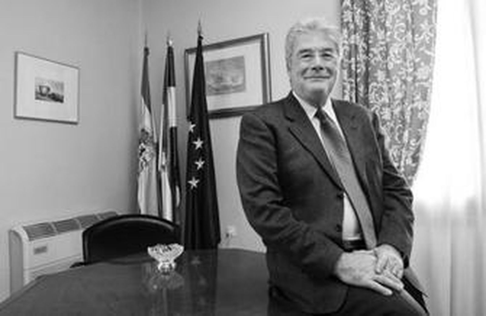 Luis Carreto, en su despacho de la Confederación de Empresarios.