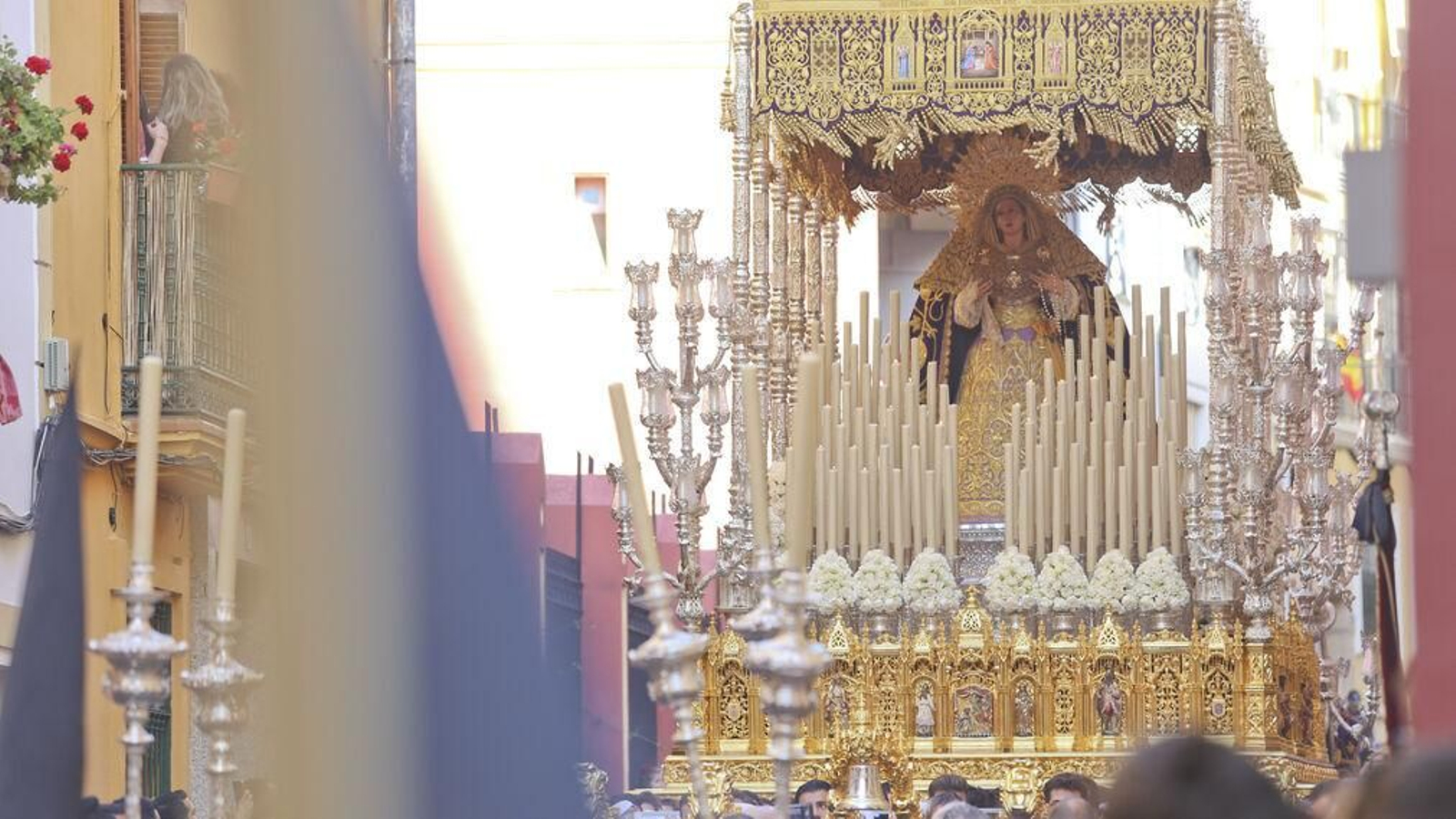 María Santísima de Gracia el Martes Santo de 2019 en calle Agua.