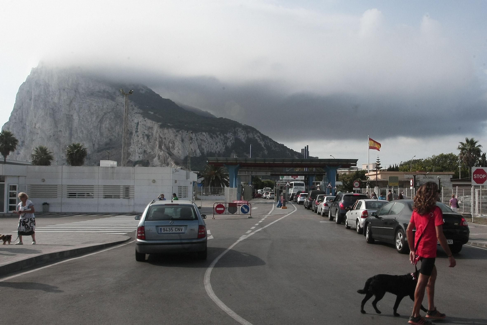 La entrada a Gibraltar.